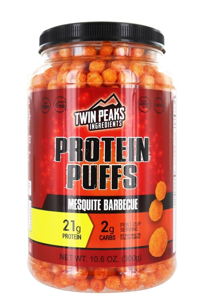 Twin Peaks Ingredients Protein Puffs Mesquite Barbecue 10.6 oz.