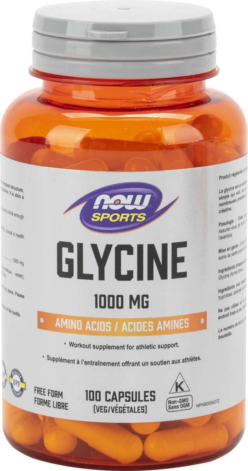 Now Glycine Dietary Supplement - 100ct