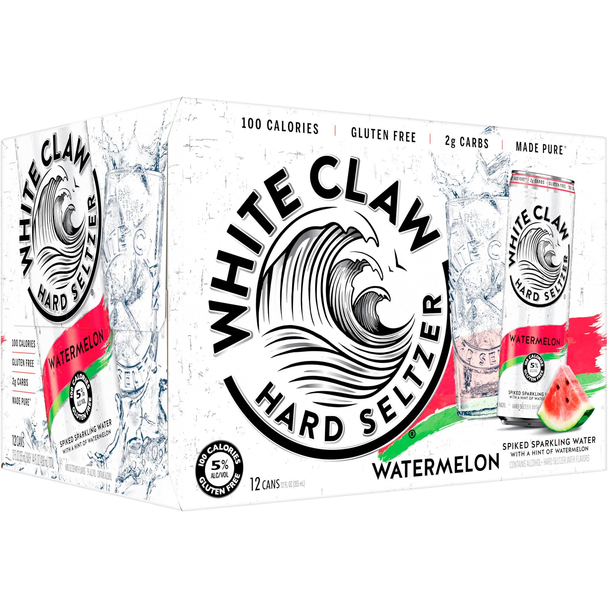 White Claw Hard Seltzer Watermelon 12 Pack