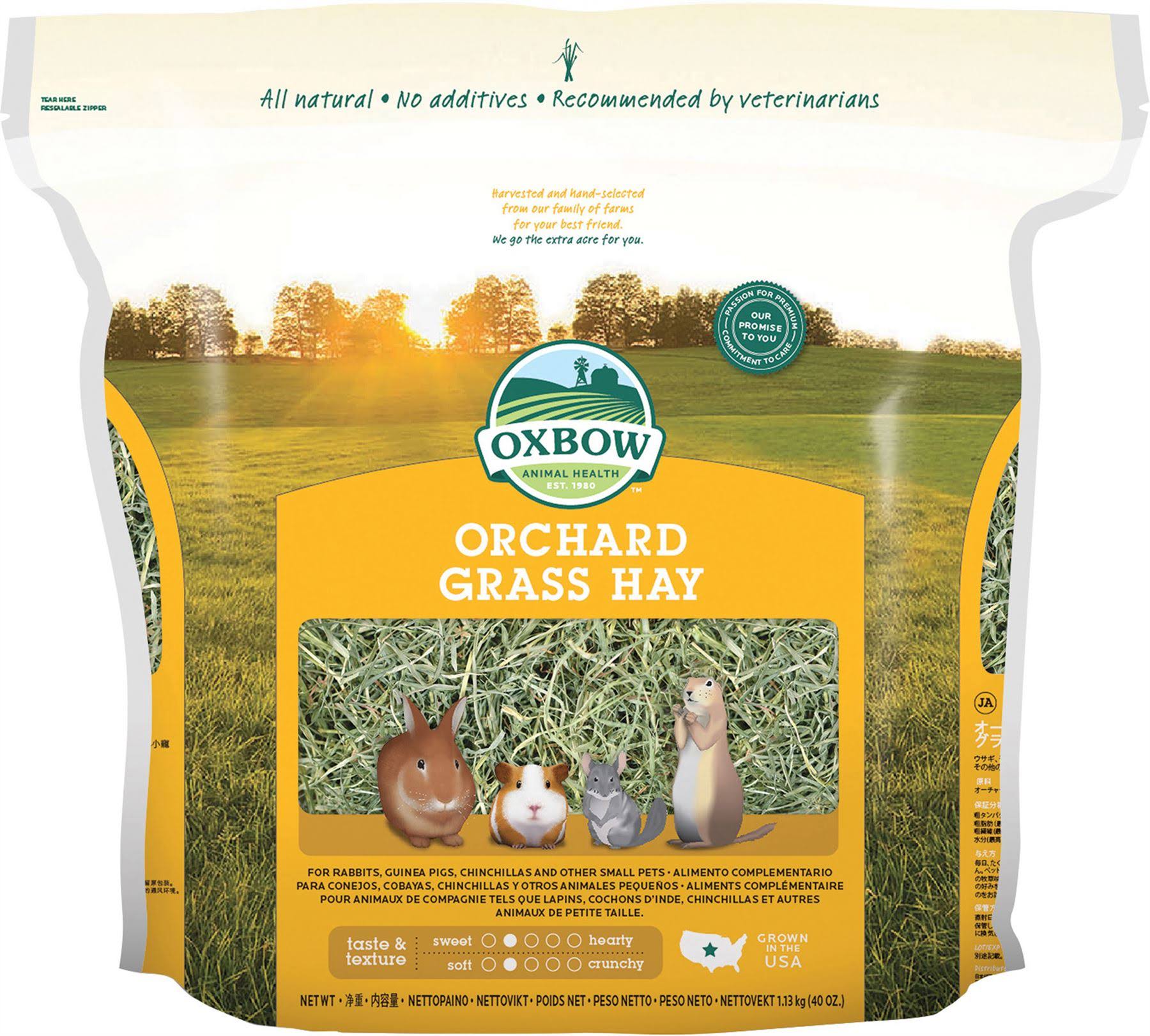Oxbow Animal Health Orchard Grass Hay for Pets - 40oz