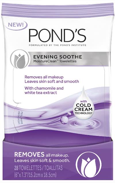 Pond's Wet Cleansing Towelettes - Evening Soothe, 30ct