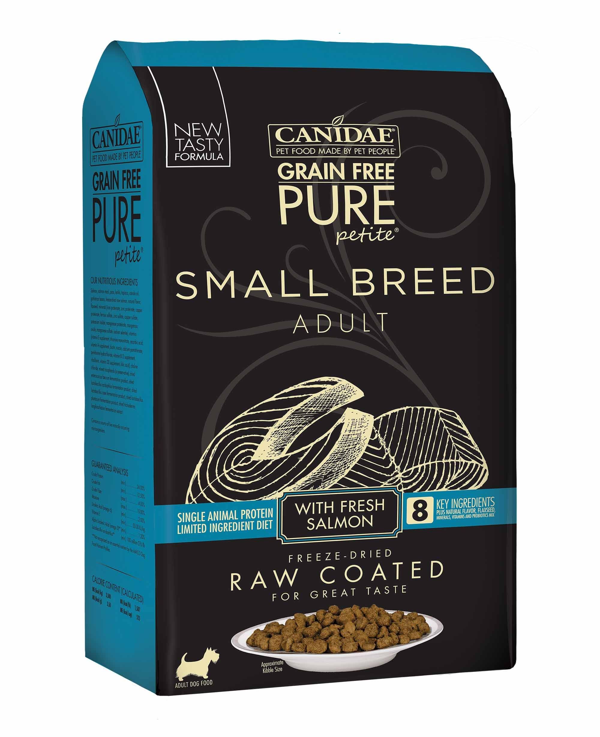 CANIDAE Pure Petite Limited Ingredient Premium Small Breed Adult Dry Dog Food, Grain Free, Premium Clean Proteins