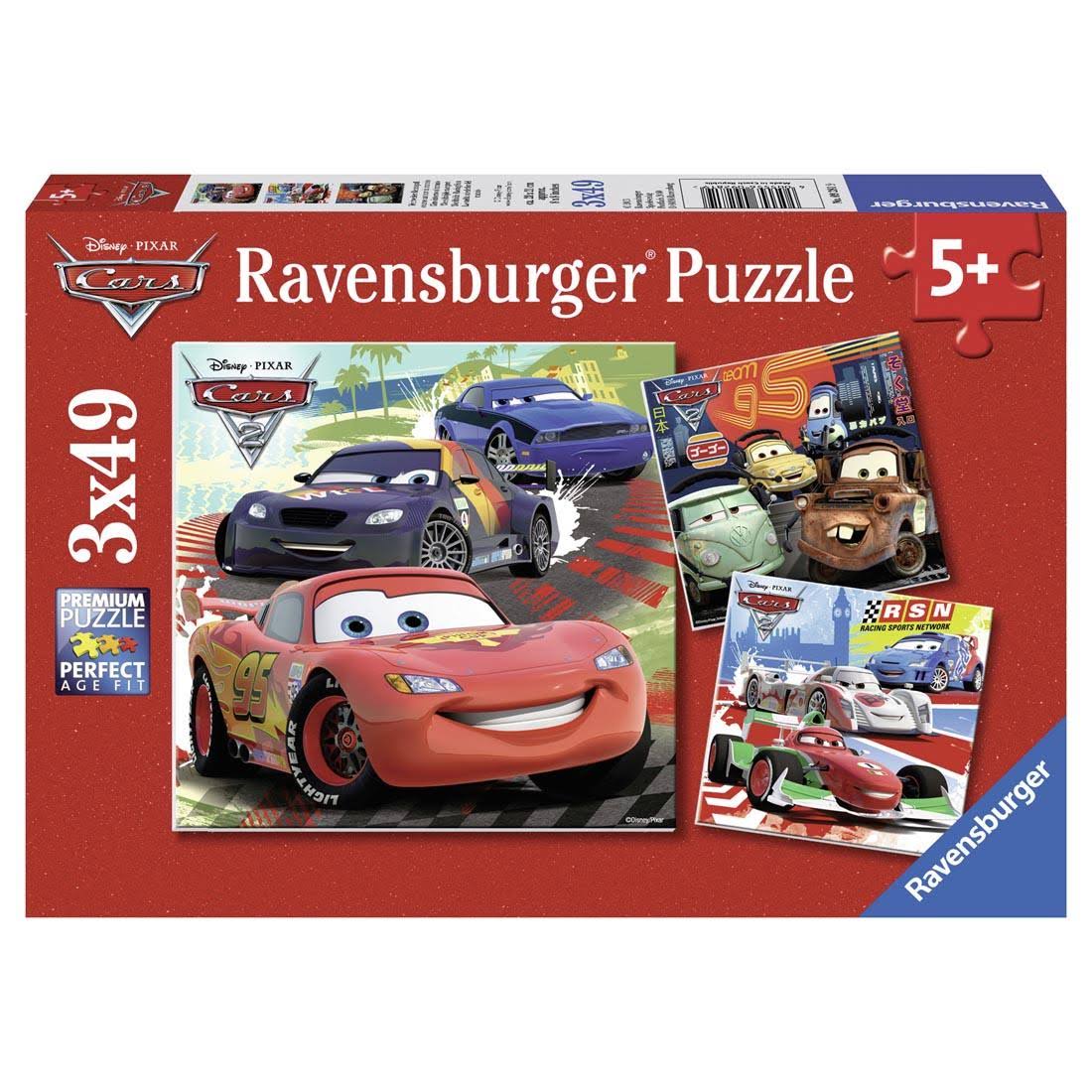 Ravensburger Jigsaw Puzzle Set - Disney Pixar Cars, 3 x 49 Pieces
