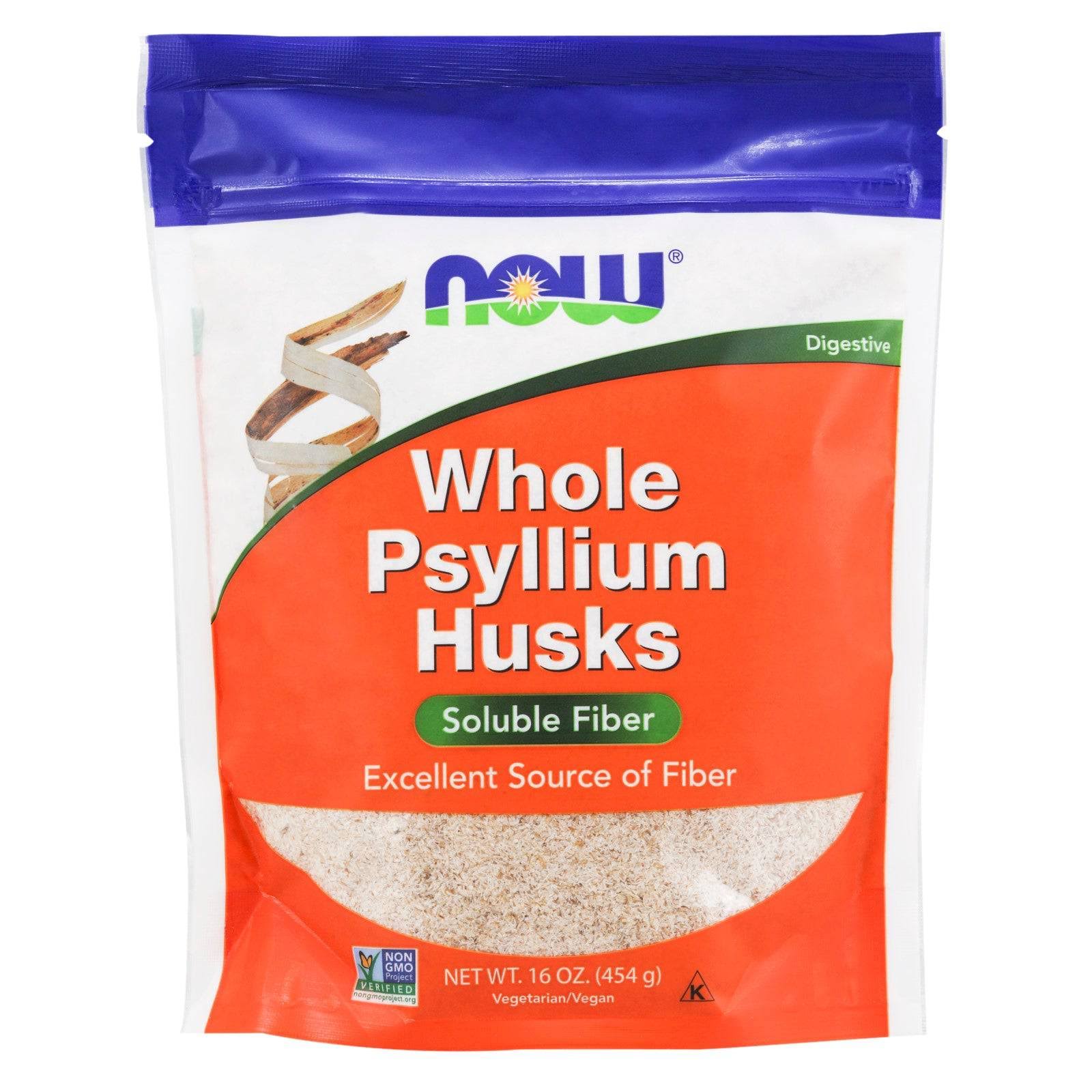 NOW Foods Psyllium Husks Whole 16 oz