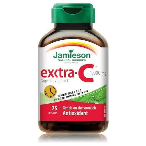 Jamieson Exxtra-C 1000mg Timed Release 75 Capsules