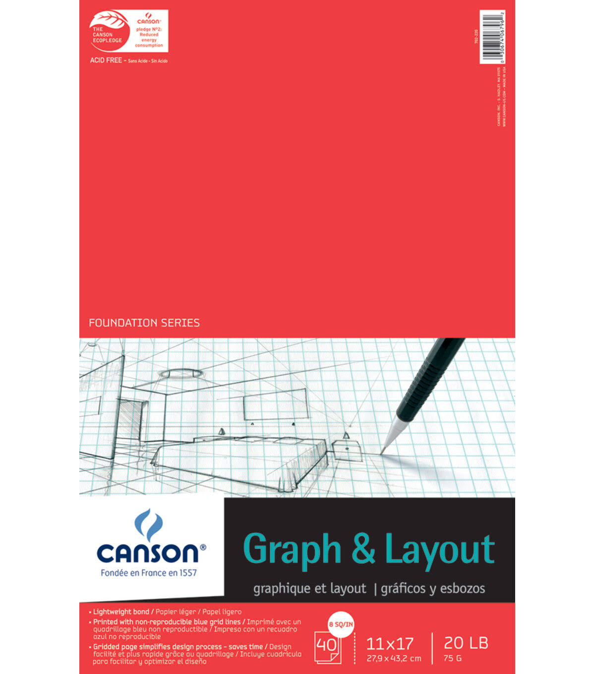 Canson Graph and Layout Sheet Pad