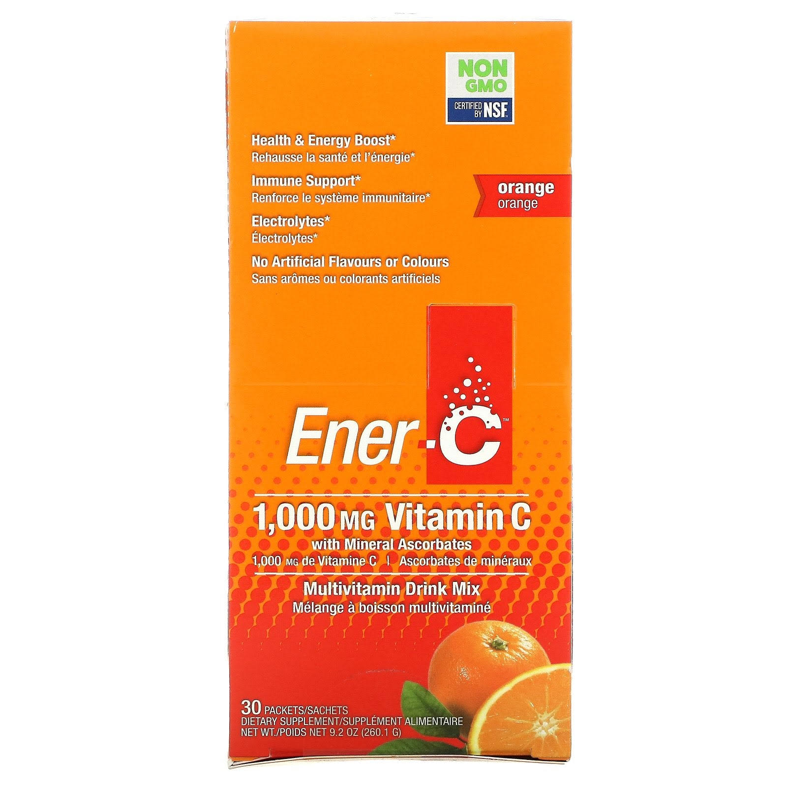 Ener-C Vitamin Drink Mix - Orange, 30 Pack