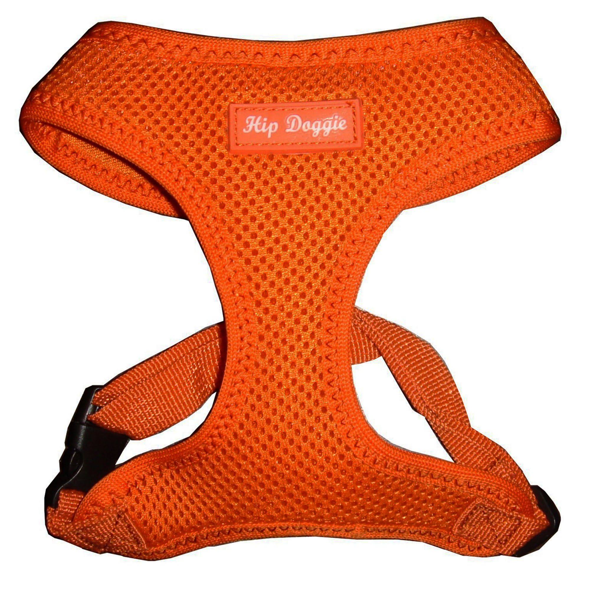 Hip Doggie HD-6PMHOR Ultra Comfort Harness Vest Dog Harness, XS, Orange