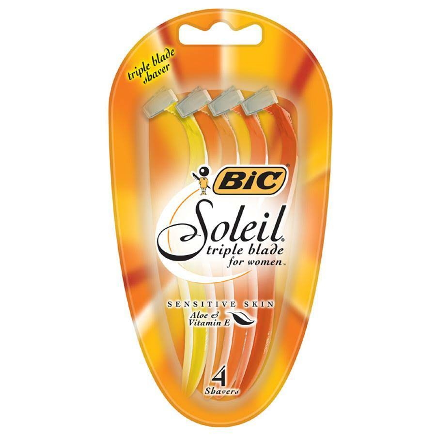 Bic Soleil 3 Blades Razor - 4ct, Disposable