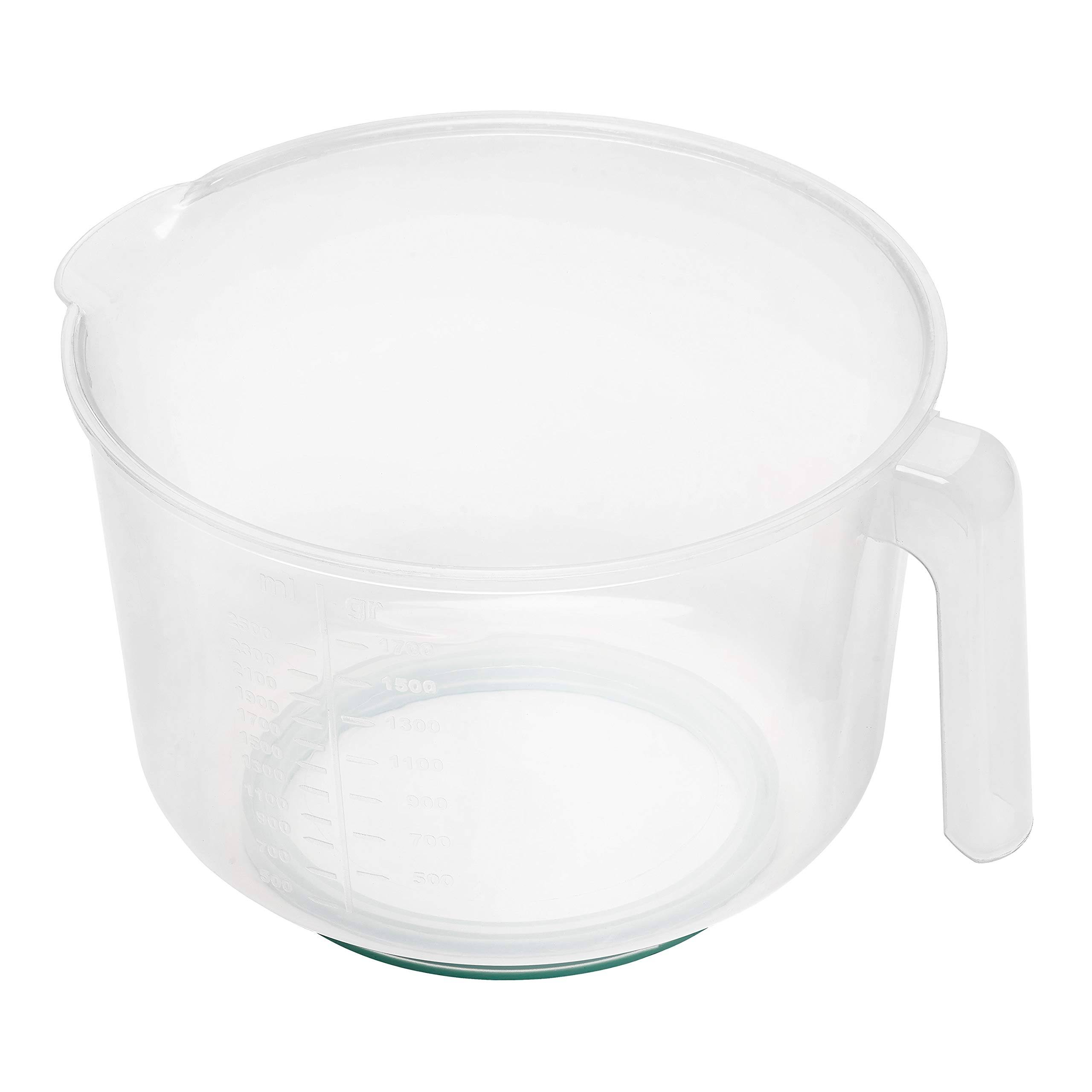 Chef Aid Contain 2.5 Litre Mixing Bowl and Jug, Microwave and Dishwasher Safe, Multi-Purpose, Ideal for Baking and Cooking