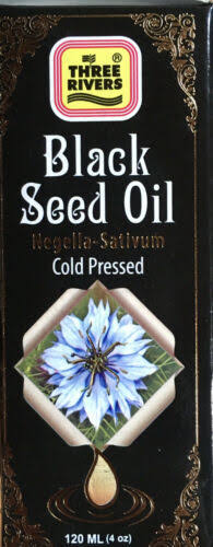 Three Rivers Cold Pressed Black Seed Oil 4oz (120 ml) Newells Sativum