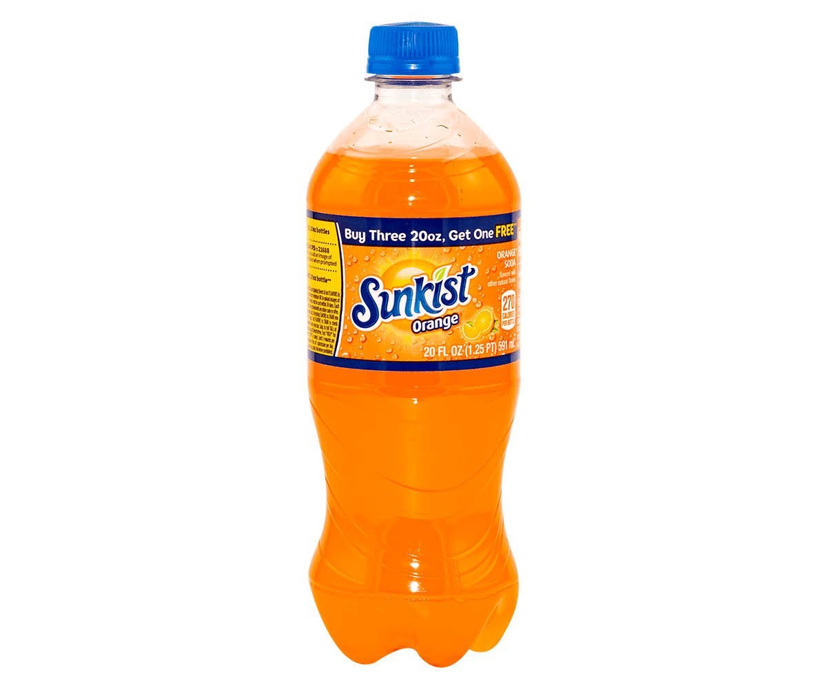 Sunkist Orange Soda - 20 oz