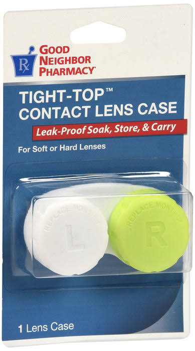 Silver Rod Pharmacy GNP Tight Top Contact Lens Case, 1 ct