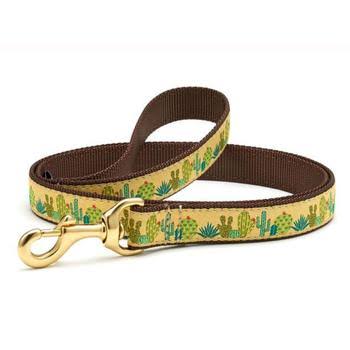 Succulents Dog Leash by Up Country - 6' Length x 5/8" Width