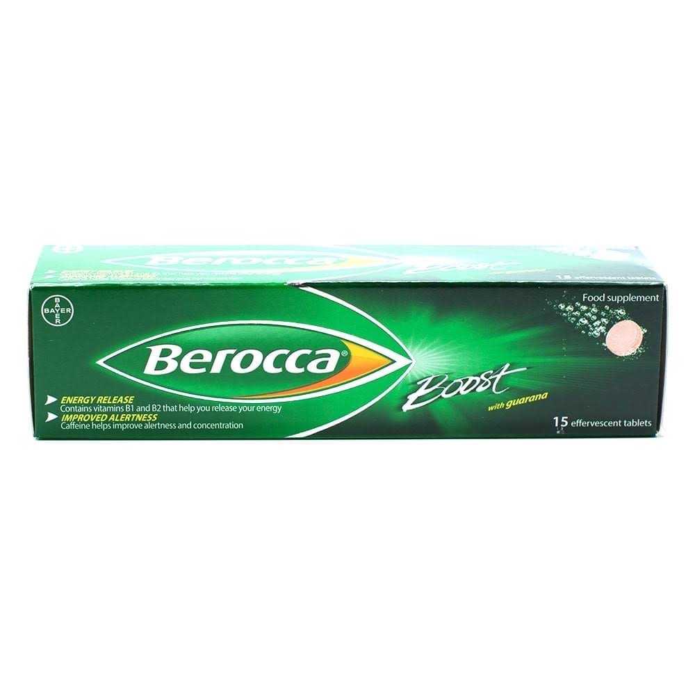 Berocca Boost Food Supplement - 15 Effervescent Tablets