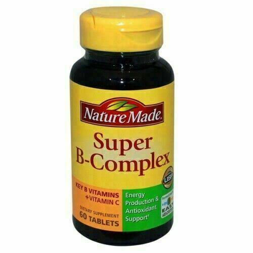Nature Made Super B-Complex with Vitamin C and Folic Acid - x60