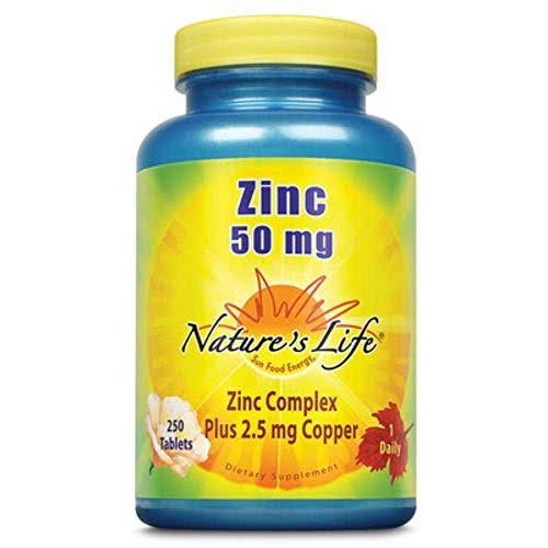 Nature's Life Zinc - 50 MG - 250 Tablets