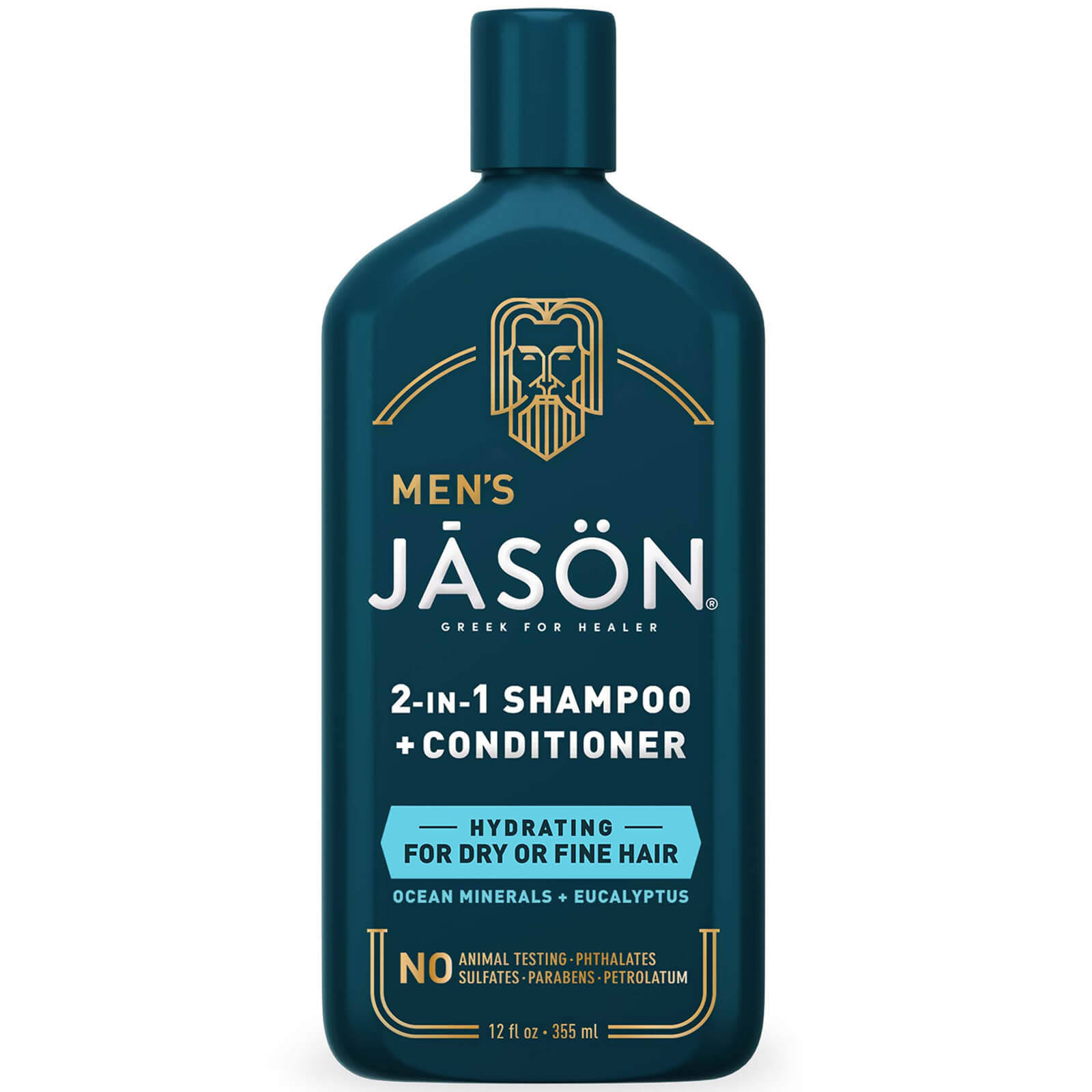 Jason Shampoo + Conditioner, 2-in-1, Men's - 12 fl oz