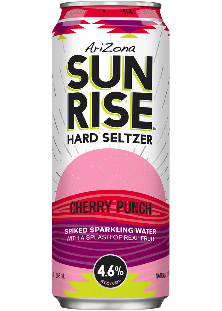 Arizona Sunrise Hard Seltzer, Cherry Punch - 19.2 fl oz
