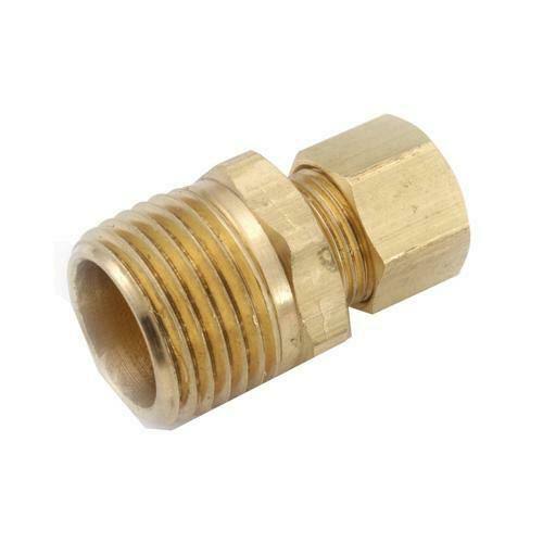 Anderson Metals Low Lead Compression Fitting Connector Tube - 0.88"x0.75"