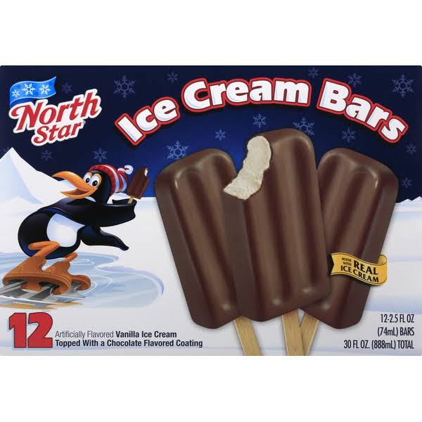 North Star Ice Cream Bars - 12pk
