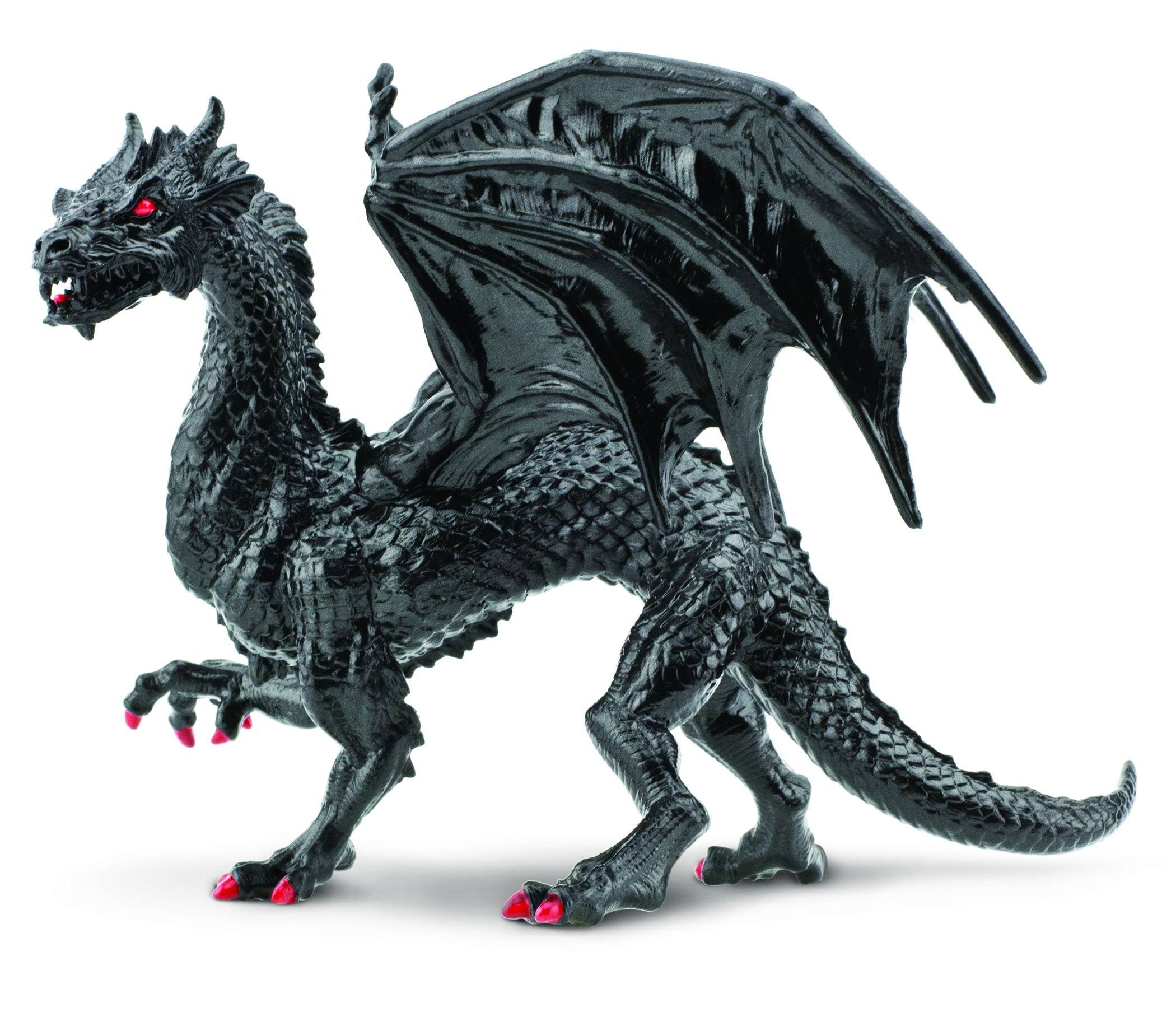 Safari Ltd Twilight Dragon Fantasy Dragons Toy Figure - Black
