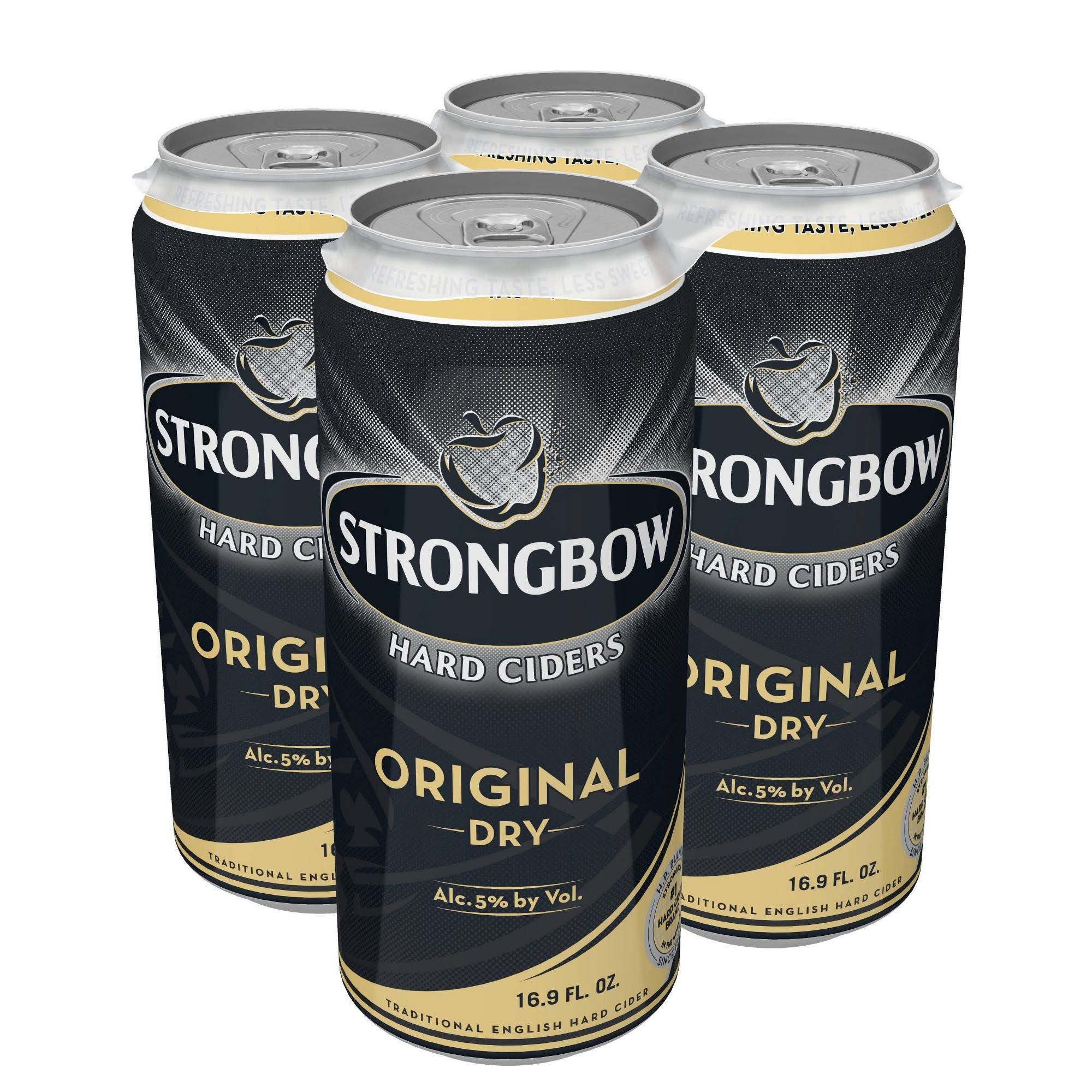 Strongbow Hard Ciders, Original - 4 pack, 16.9 fl oz cans
