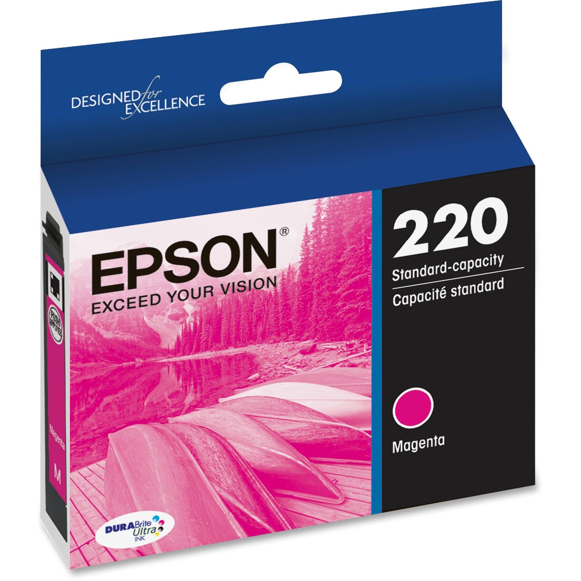 Epson T220320 220 Durabrite Ultra Ink Cartridge - Magenta
