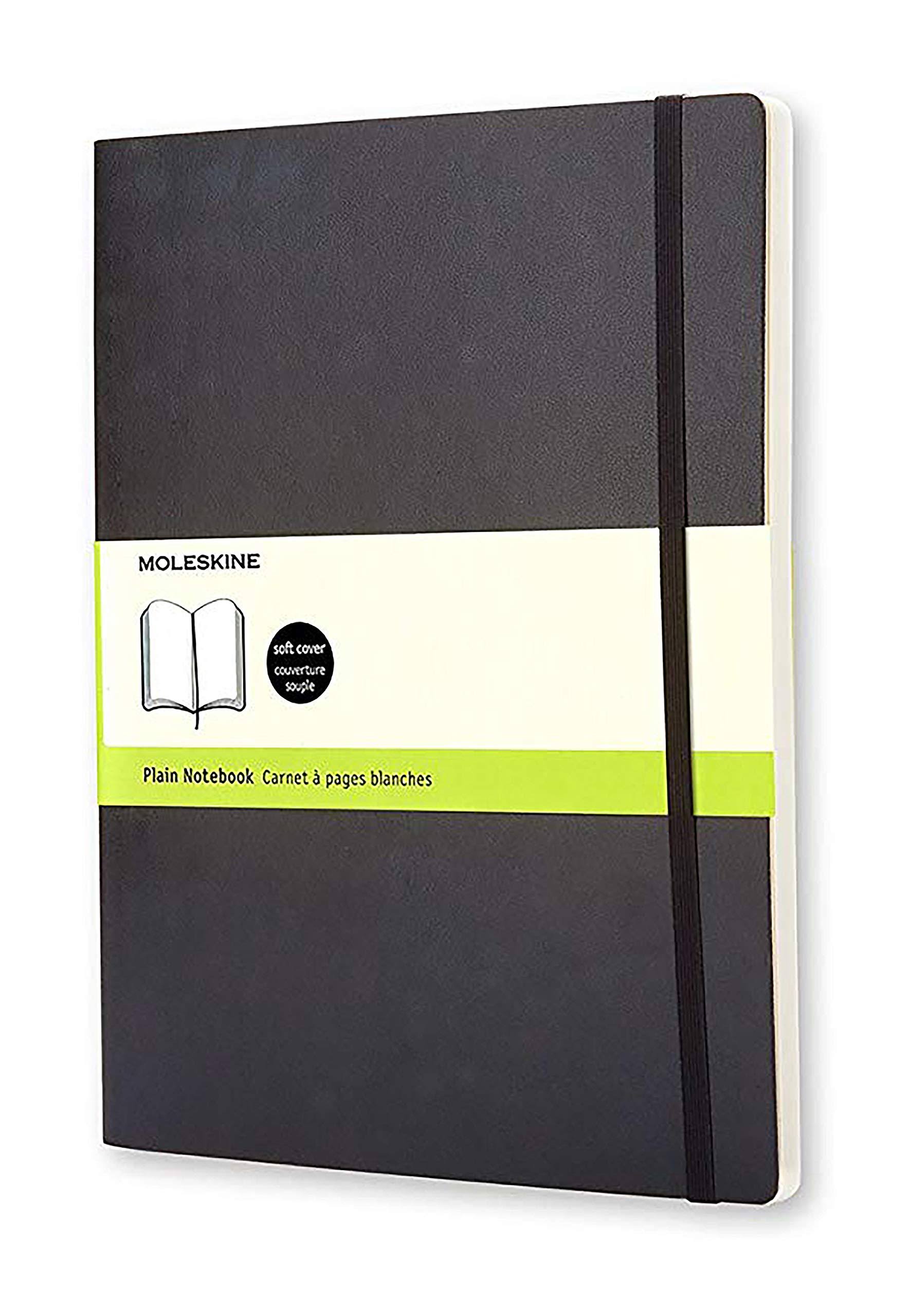 Moleskine Notebook - Black, Soft Cover, Plain