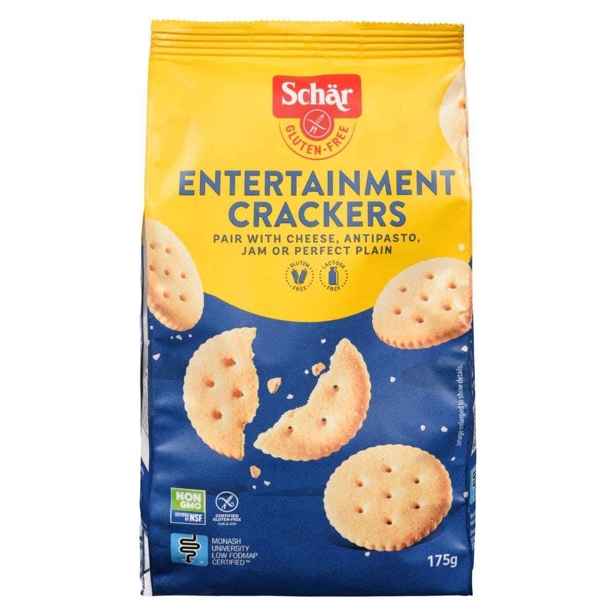 Schar Gluten Free Entertainment Crackers 175g