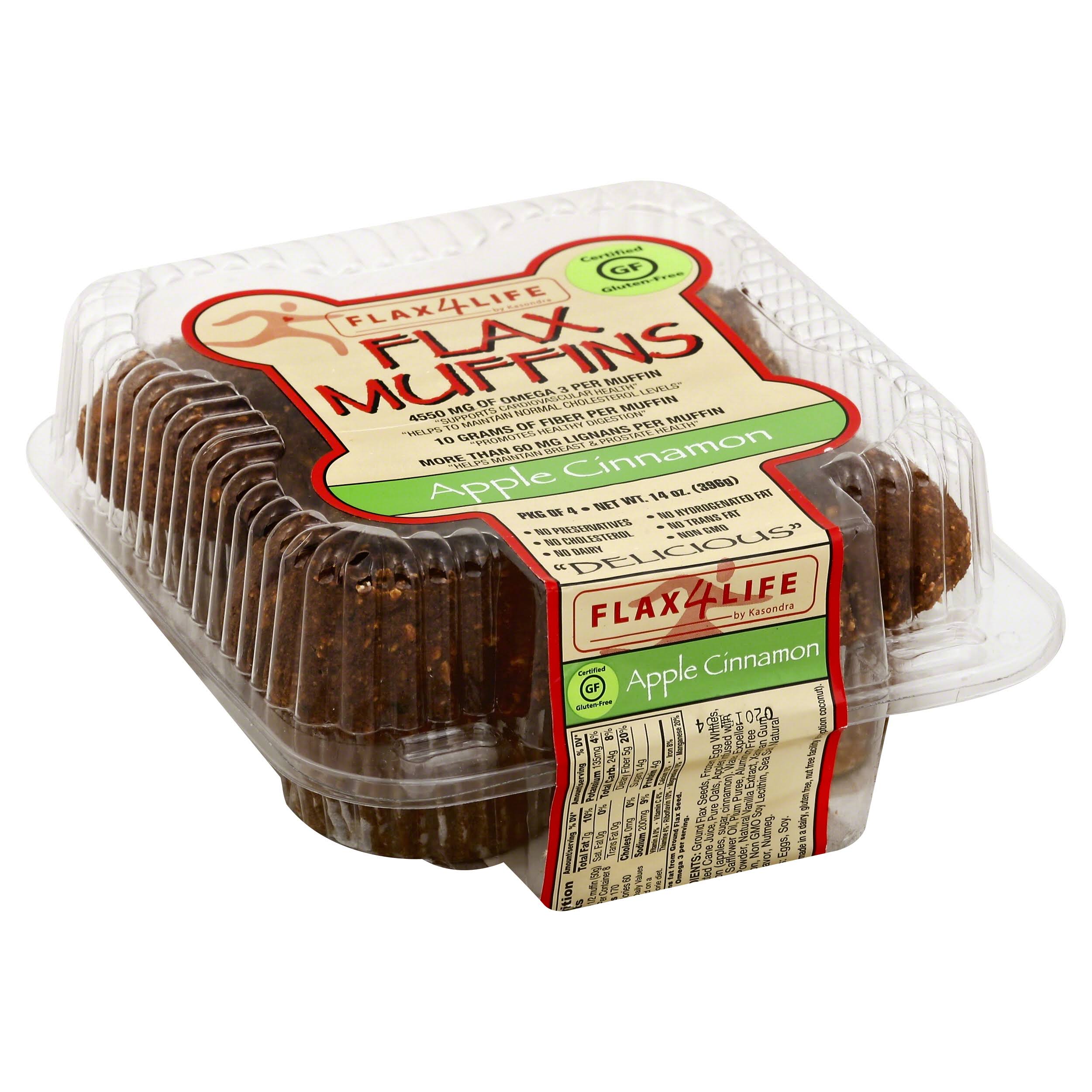 Flax4life Muffins Flax - Apple Cinnamon