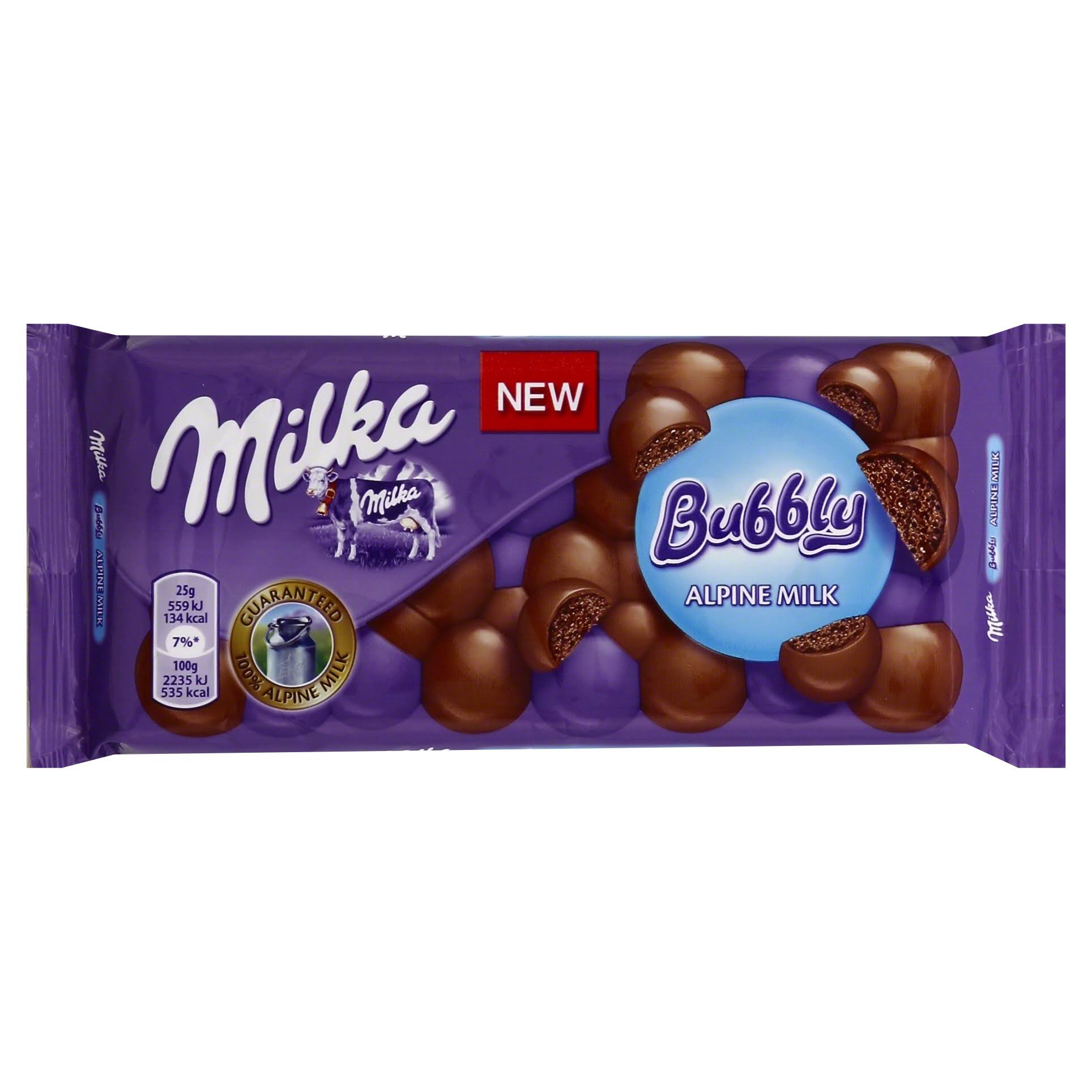 Milka Bubbly Milk Chocolate Bar - 3.5oz