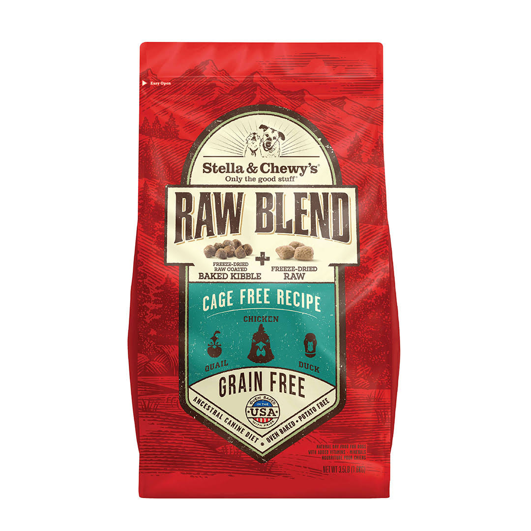 Stella & Chewy's Raw Blend Cage Free Recipe Dog Food, 22 LB