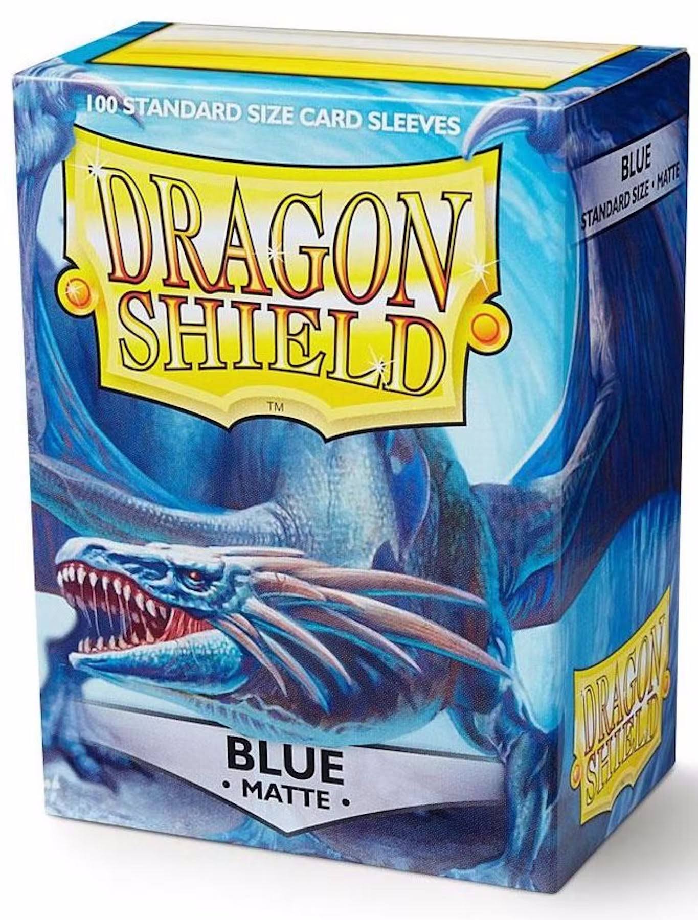 Dragon Shield Card Sleeves - Matte Blue, 100's