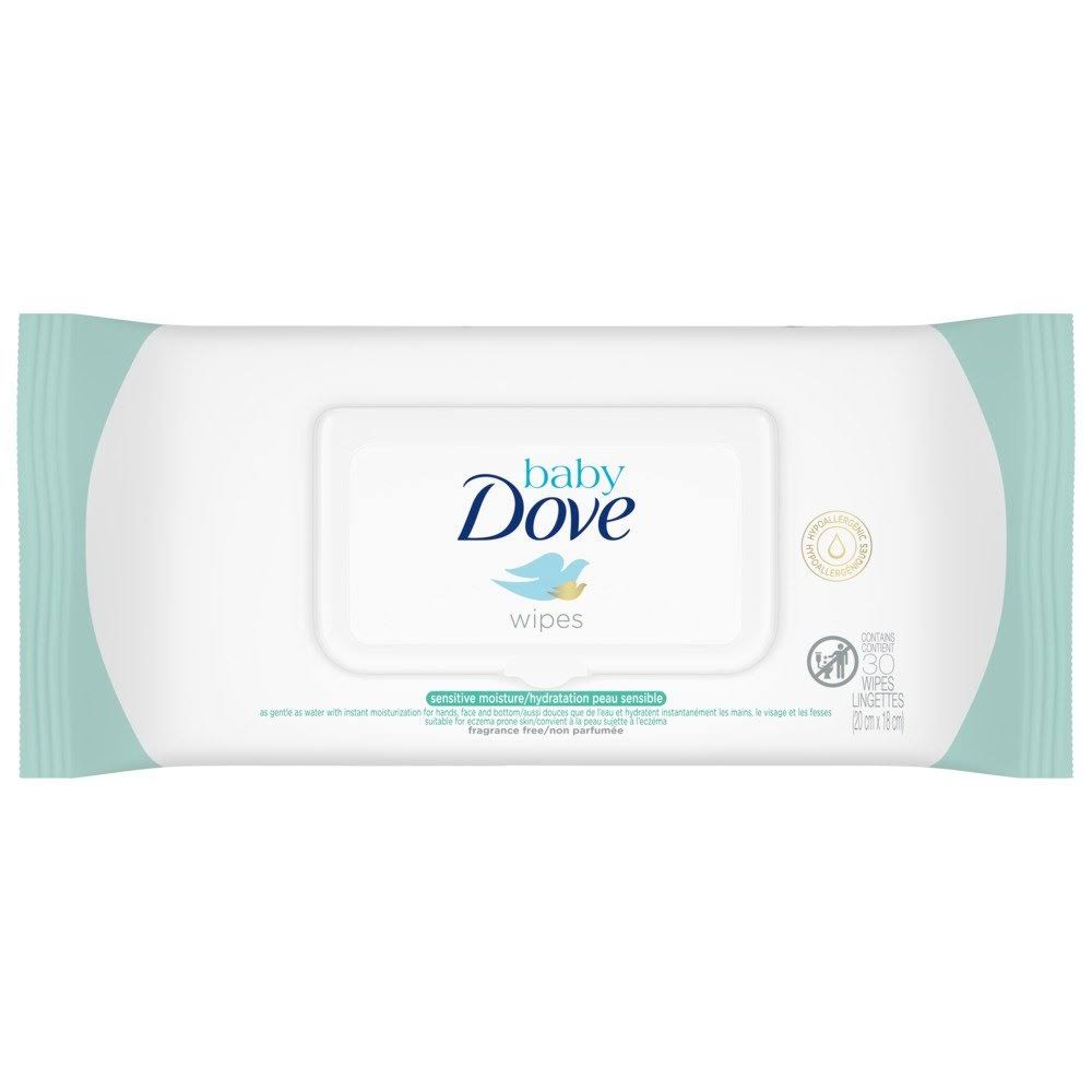 Dove Sensitive Moisture Baby Wipes - 30ct