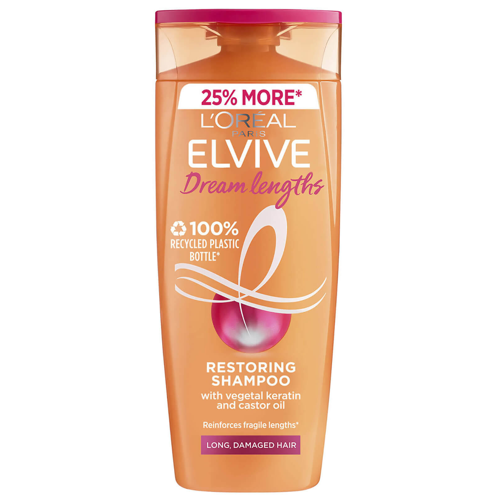 L'Oreal Elvive Dream Lengths Long Hair Shampoo, 500 ml