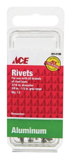 ACE 2014199A Aluminium Rivets - 3/16" x 1/2"