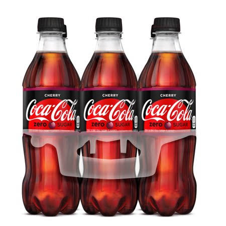 Coca-Cola Zero Sugar Cherry Cola - 16.9 fl oz