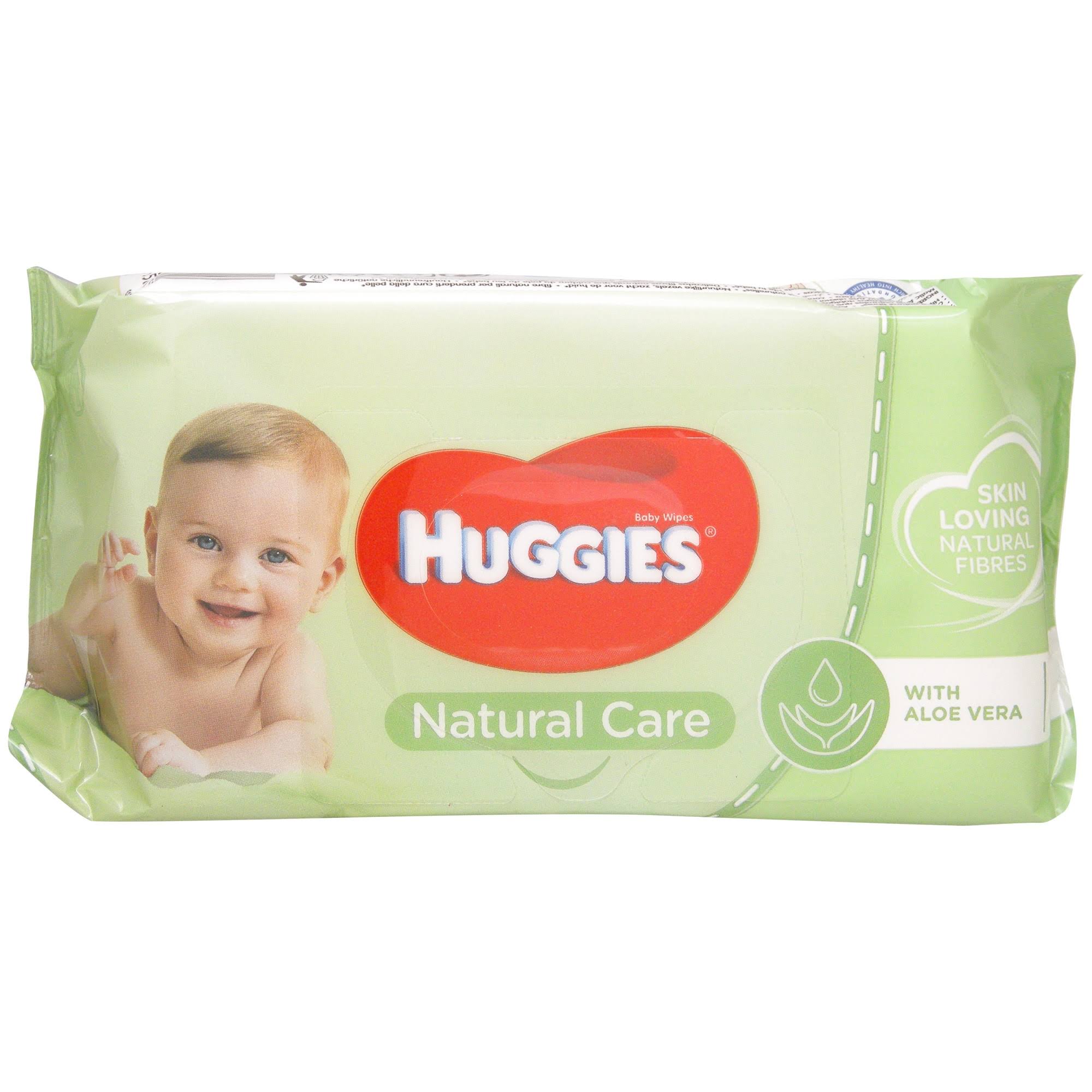 Huggies Natural Care Baby Wipes - 56 Wipes