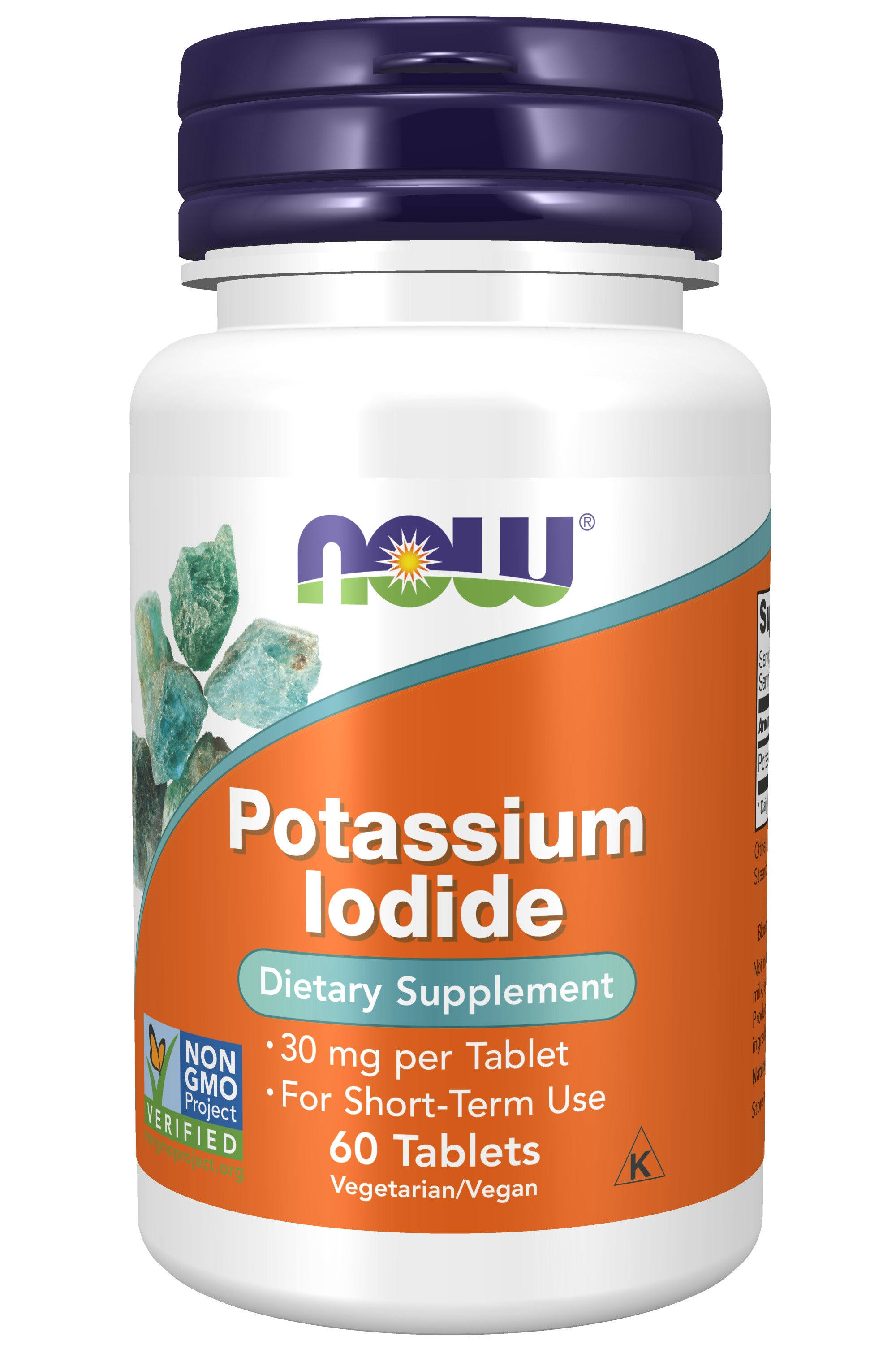 Now Foods Potassium Iodide Dietary Supplement - 30mg, 60 Tablets