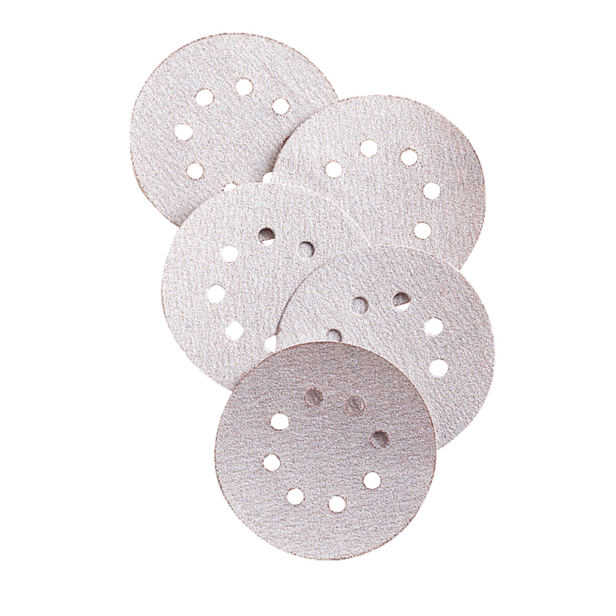 Do It Best 8-Hole Hook and Loop Vented Sanding Disc - 80 Grit, 5pk, 5"