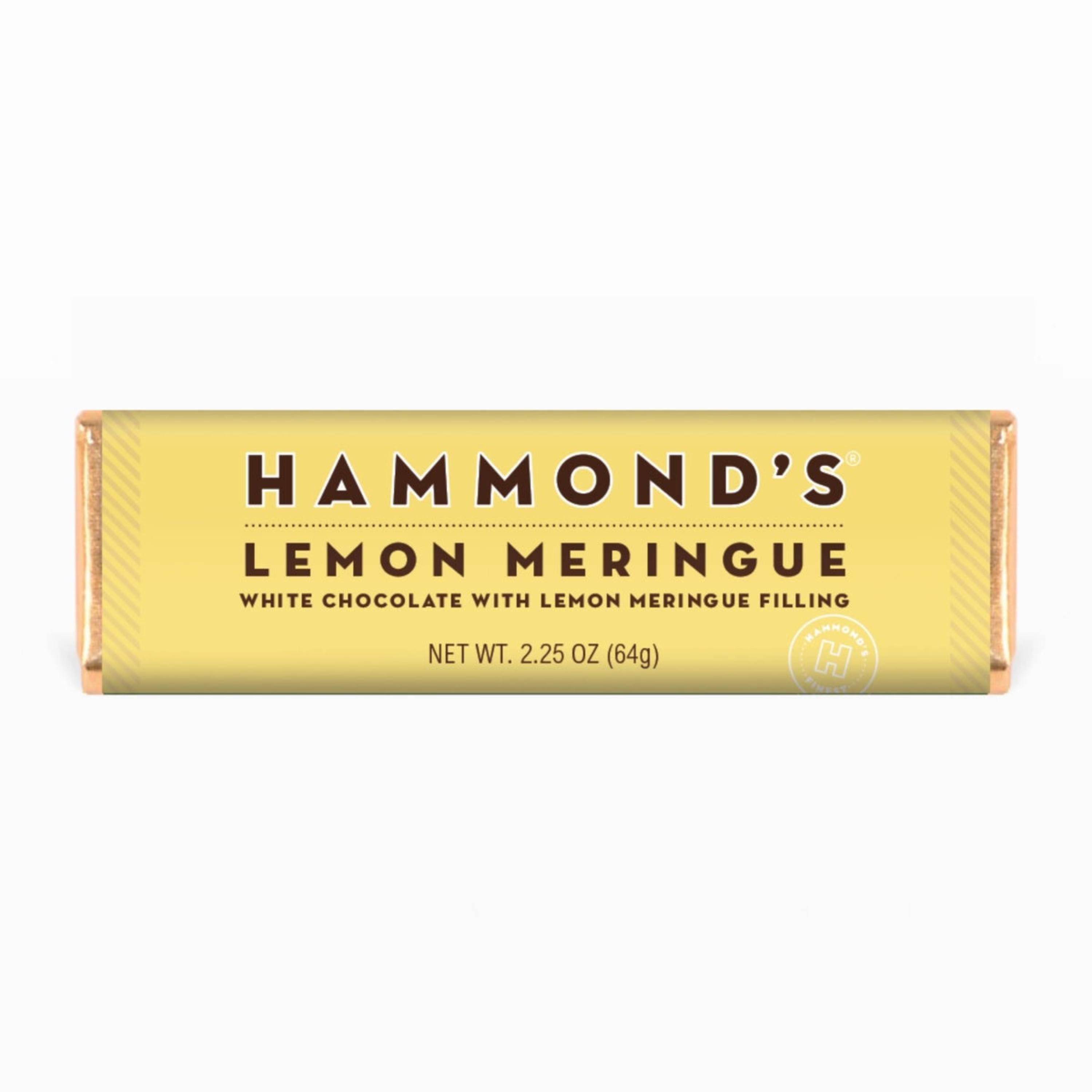 Hammond's Lemon Meringue White Chocolate Bar (64g)