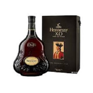 Hennessy X O-Humidor-W/Glas - 750ml