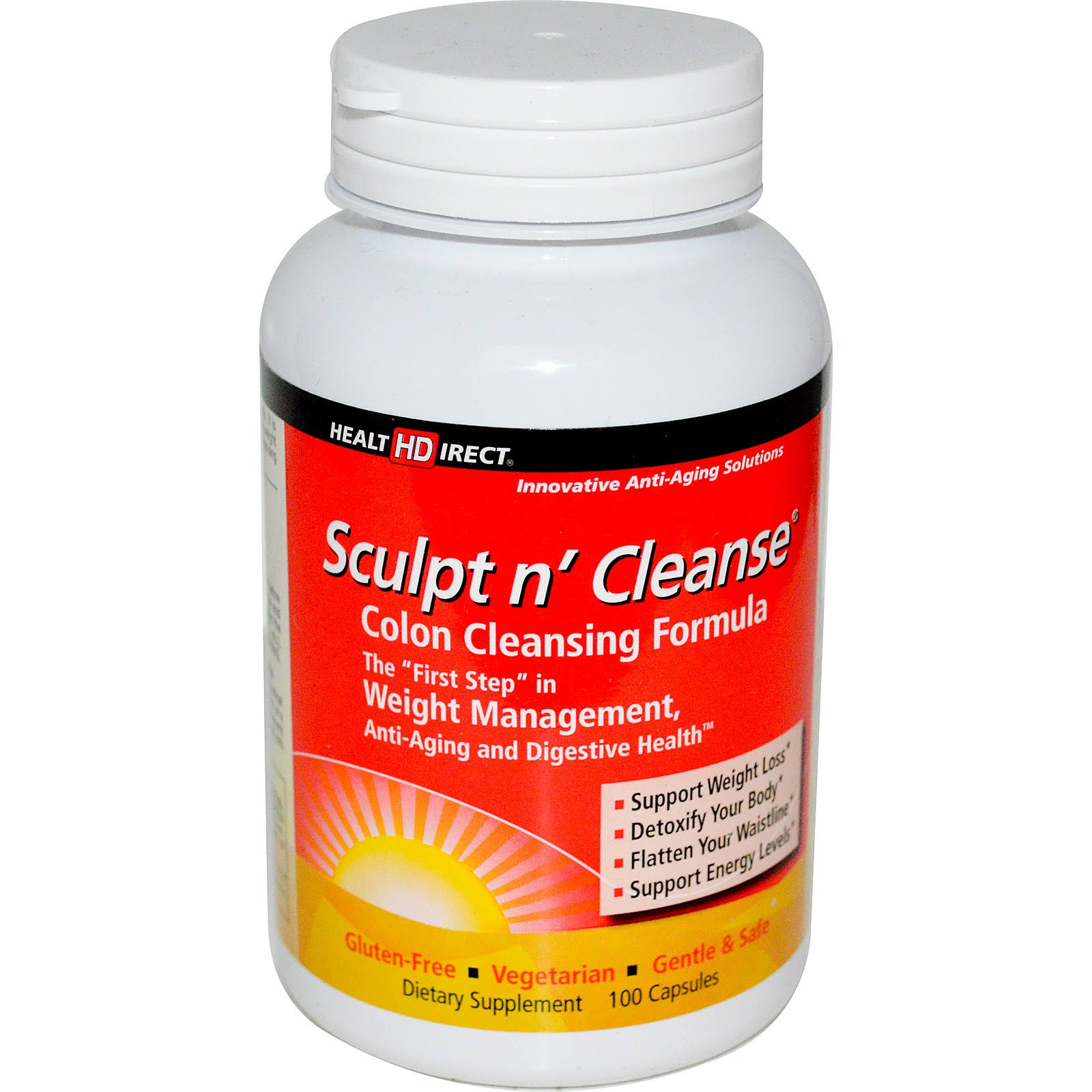 Health Direct Sculpt N' Cleanse Colon Cleansing Formula Supplement - 100 Capsules