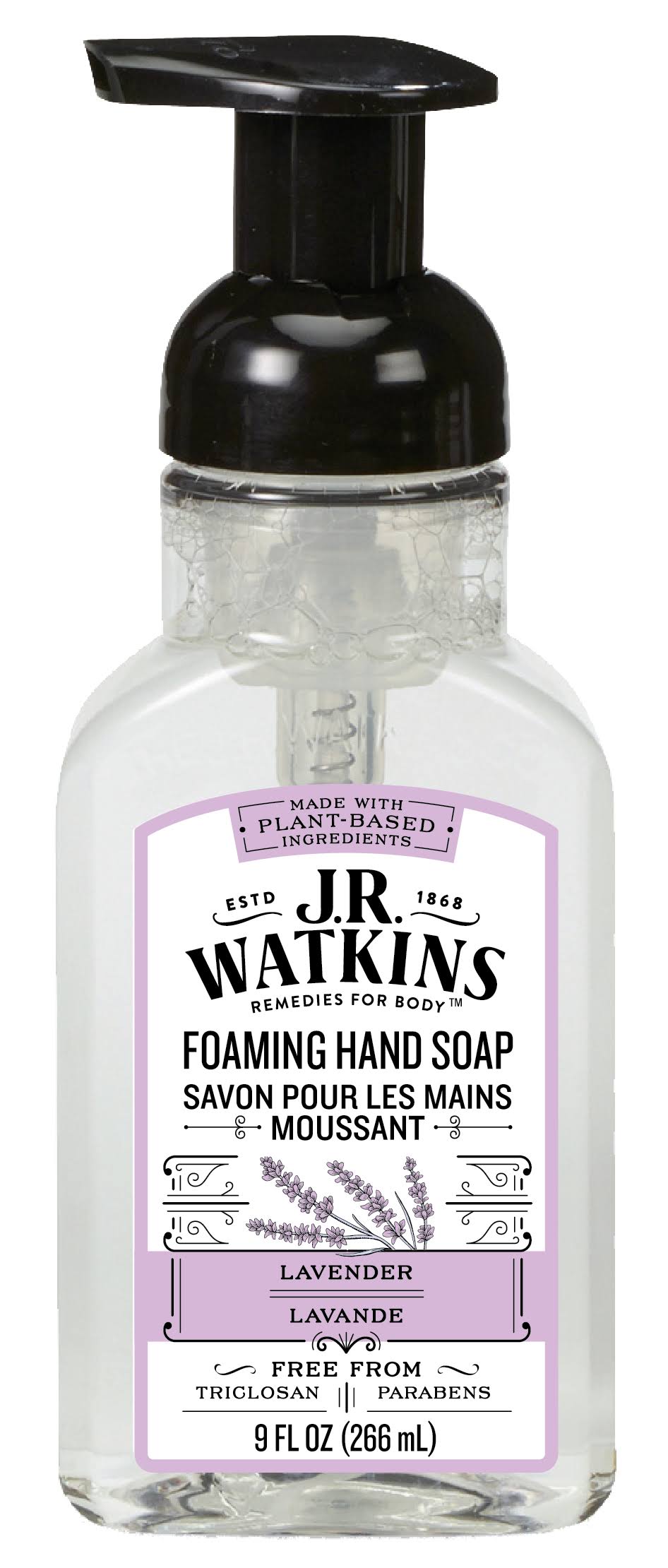J. R. Watkins Foaming Hand Soap - 9 oz, Lavender