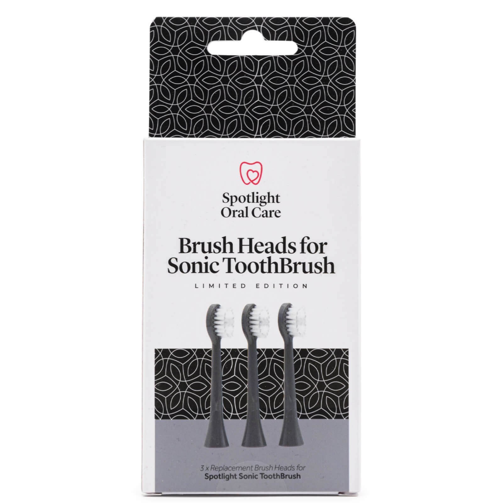 Spotlight Oral Care Replacement Sonic Heads Graphite Grey