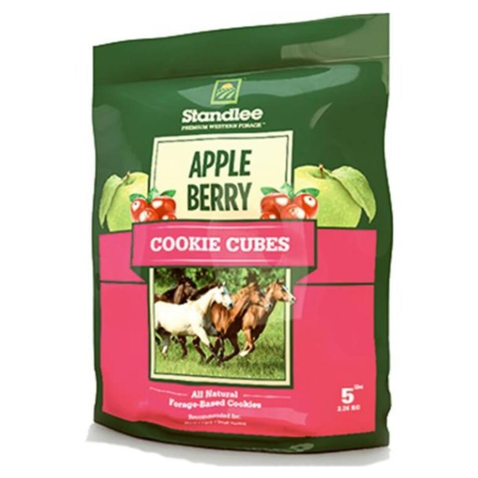 Standlee Hay Company Cookie Cubes Treats - Apple Berry, Size 5