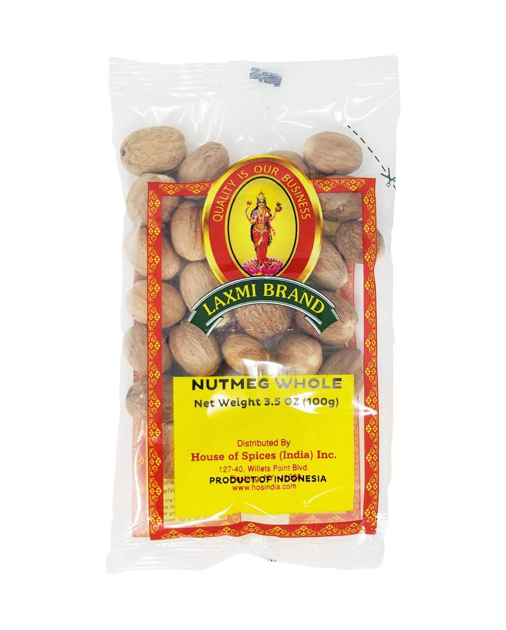 Laxmi Brand Whole Nutmeg 100gm