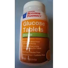 GNP Glucose Tablets Orange 50ct