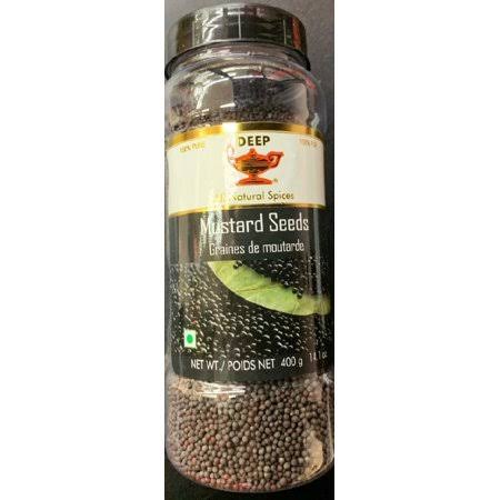 Deep Small Mustard Seeds Jar 14 oz